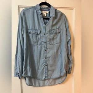 H&M L.O.G.G Chambray Denim Shirt